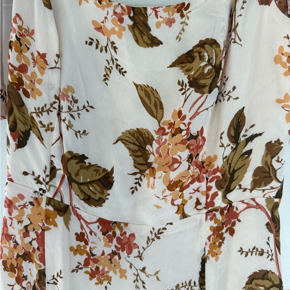 Reformation Nadira Bella Print Tie Dress - Picture 2 of 7